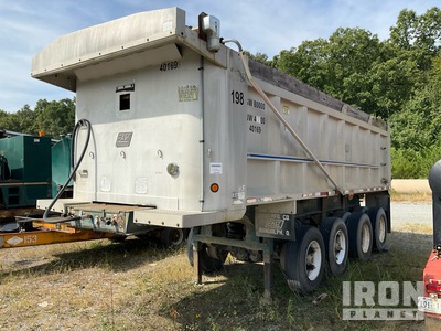 1995 East 24 ft Quad/A Aluminum مقطورة للتفريغ الخلفي
