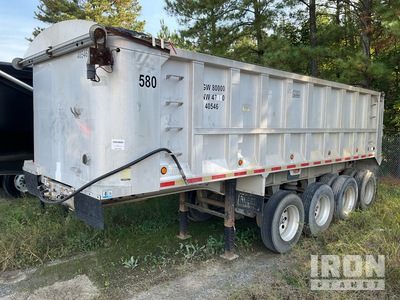2005 Alfab 26-60-62 26 ft Quad/A Aluminum Tipping Trailer