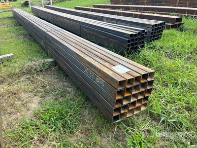 Quantity of (25) 2 in x 2 in x 24 ft 16 GA Square Tubing Metalli vari