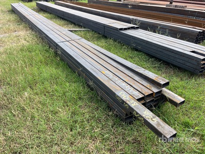 Quantity of (25) 1-1/2 in x 3 in x 24 ft 14 GA Rectangle Tubing Materiale edile