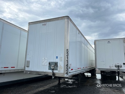 2012 Wabash DVlSHPC 53 ft x 102 in Sliding T/A Van Trailer