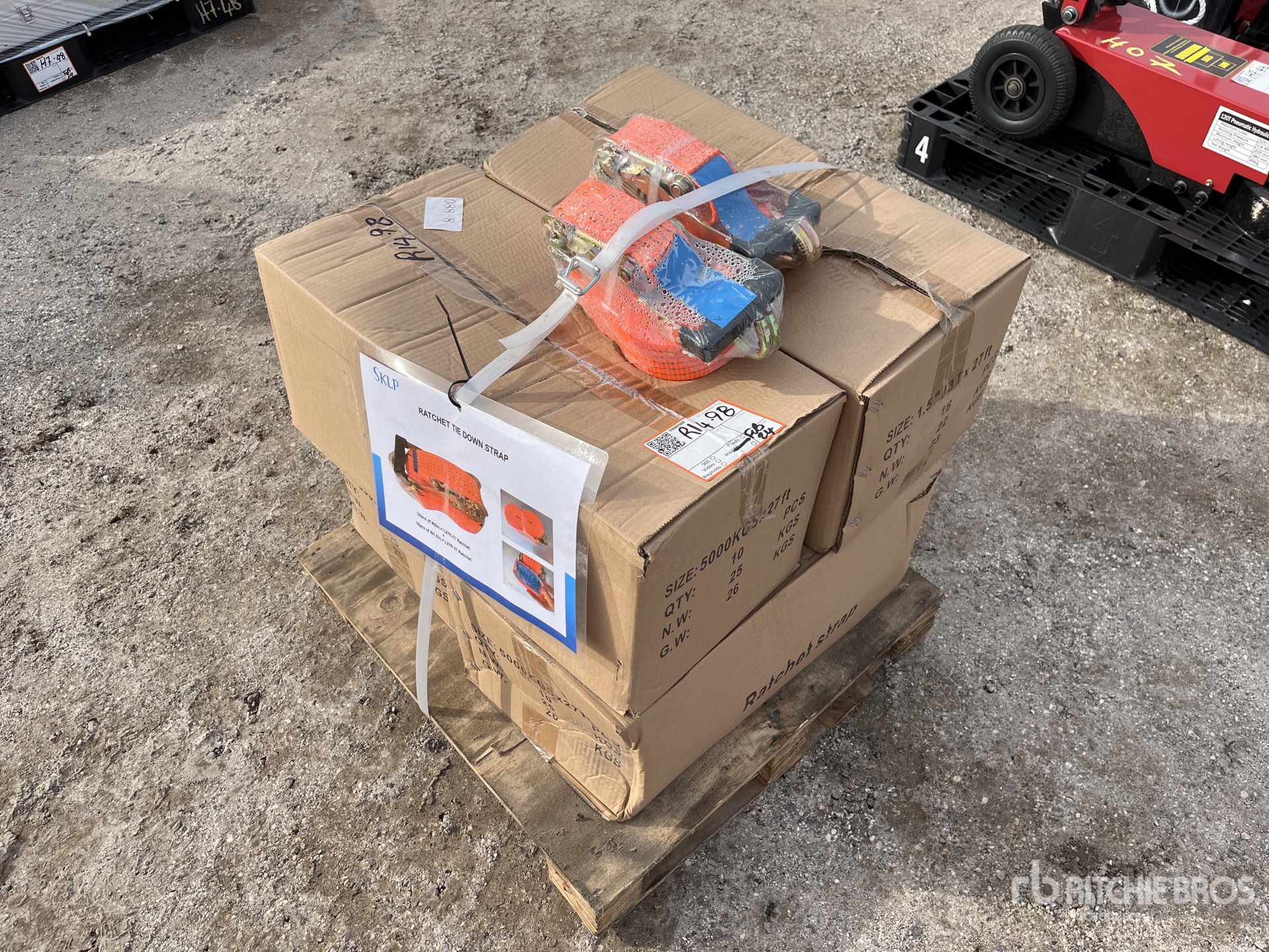 Quantity of 2025 SKLP SK003 Ratchet Straps (Unused)