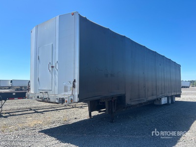 2008 Wilson 53 ft T/A Spread Axle Step Deck Curtain Side Trailer