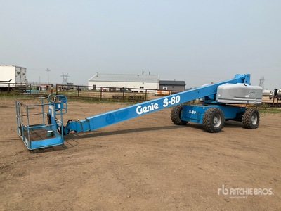 1999 Genie S-80 4WD Diesel Telescopic Boom Lift