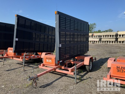 2010 American Signal Co. CMST331 Solar Message Board (Inoperable)