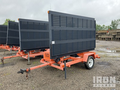 2010 American Signal Co. CMST331 Solar Message Board (Inoperable)