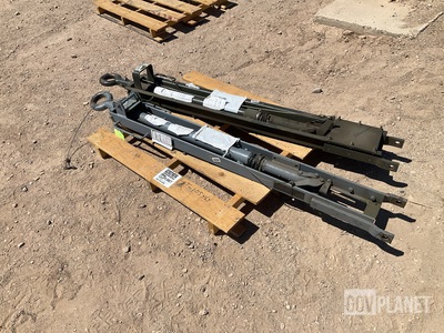 (2) Yoder Brake Trailer Ground Handling Drawbars