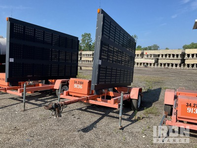 2010 American Signal Co. CMST331 Solar Message Board (Inoperable)
