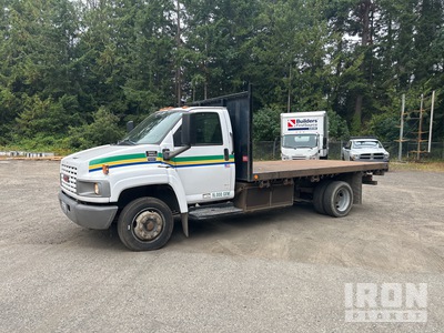 2006 GMC C5500 4x2 Flatbed Dump Truck