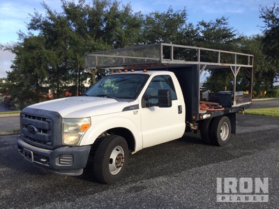 2015 Ford F350 F350 Super Duty 4x2 Flatbed Truck