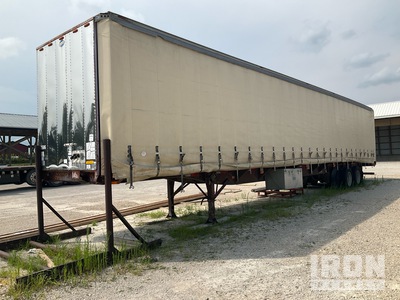 1996 Utility Tautliner 53 ft T/A Curtain Side Trailer
