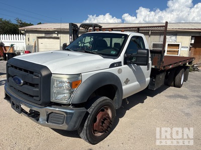 2014 Ford F-550 4x2 Flatbed Dump Truck