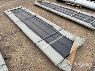 Quantity of (50) 2025 SKLP SKL100 12 ft Galvalume Steel Sheets (Unused)