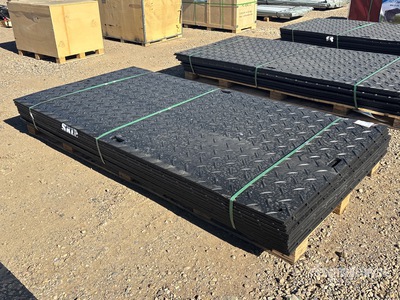 Quantity of (12) 2025 SKLP SK-LJB12 94 in x 47 in Polyethylene Traffic Plates (Unused)