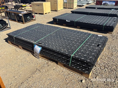 Quantity of (12) 2025 SKLP SK-LJB12 94 in x 47 in Polyethylene Traffic Plates (Unused)