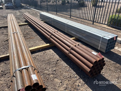 Quantity of (19) 3 1/2 in OD Schedule 10 Steel Pipe (Unused)