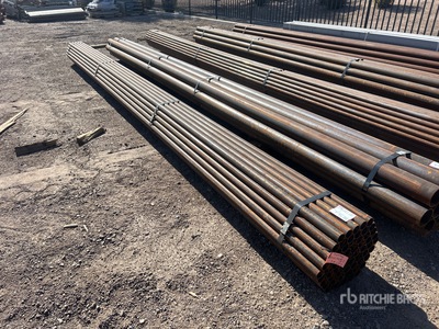 Quantity of (61) 1 7/8 in OD Schedule 40 Steel Pipe (Unused)