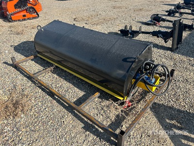 2025 GIYI GY-BS72B 72 in Skid Steer Sweeper (Unused)