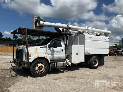 2016 Altec LR756 56 ft on 2017 Ford F-750 4x2 Forestry Bucket Truck