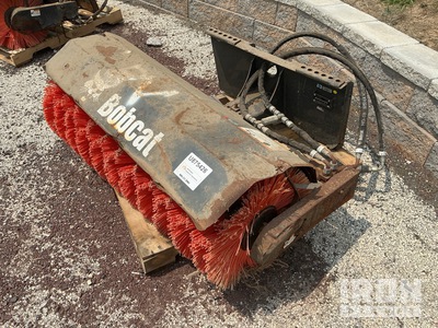 2015 Bobcat Angle Broom 48 in Mini Skid Steer Broom - Fits Bobcat