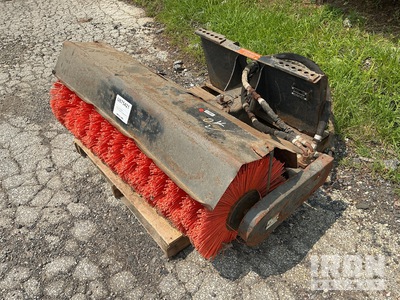 2015 Bobcat Angle Broom 48 in Mini Skid Steer Broom - Fits Bobcat