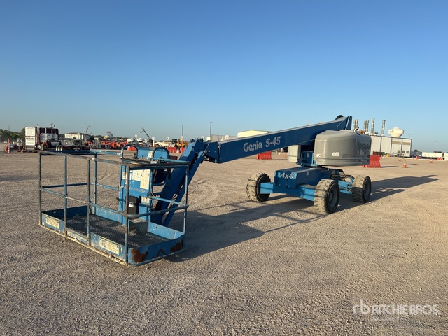2016 Genie S45 4WD Diesel Telescopic Boom Lift | Ritchie Bros. Auctioneers