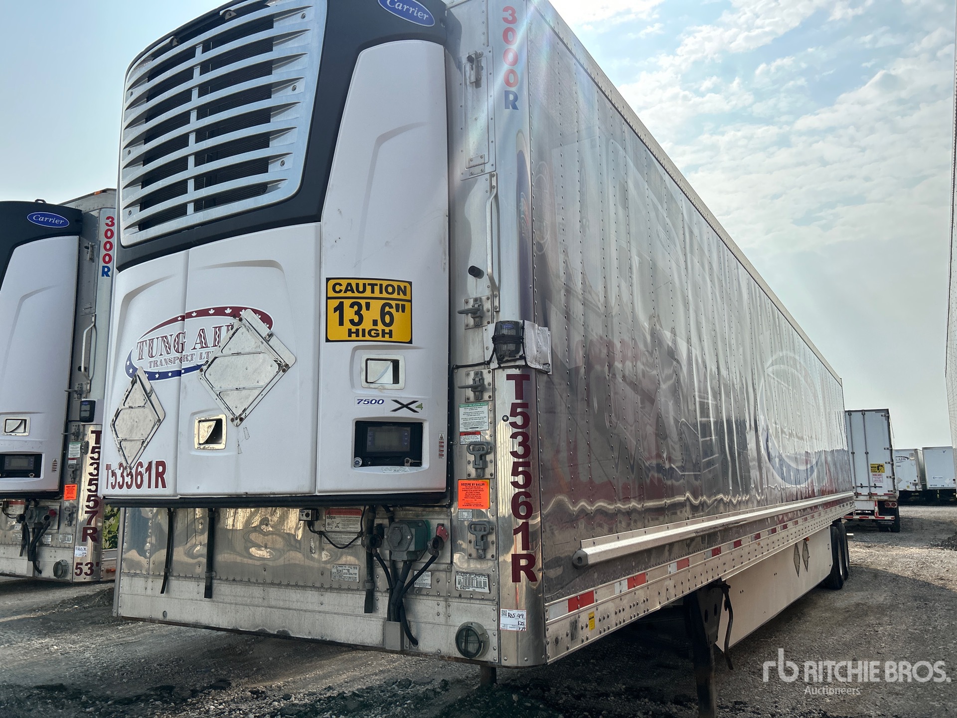 2022 Utility 3000R 53 ft x 102 in T/A Refrigerated Trailer