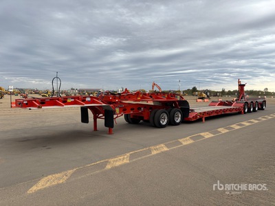 2025 Peerless LB55-LDBTHON-3A Tri/A Double Drop Removable Gooseneck Lowboy Trailer (Unused)