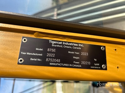 2023 Tigercat 875E Short Wood Chargeuse de grumes (Unused)