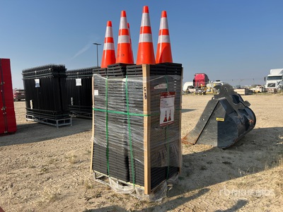 Quantity of (250) Safety PVC Autobahnkegel (Unused)