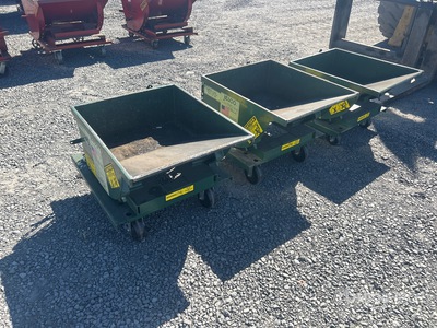 Quantity of (3) Jesco 212299 2 ft 7 in Zelfstortende trechter
