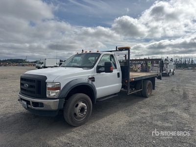 2009 Ford F-450 4x2 Platte vrachtwagen