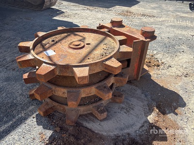 Rueda de compactacion para excavadora