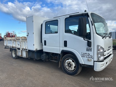 2012 Isuzu NQR 450 4x2 Crew Cab S/A Dump Truck