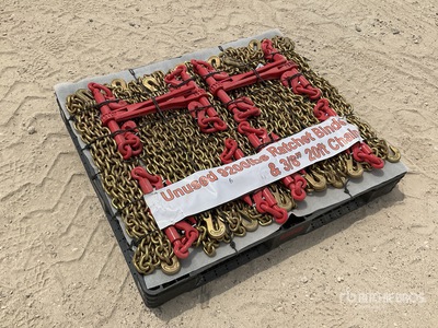 Quantity of Mackman 9200lbs Ratchet Binders w/ Chains