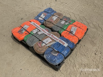 Quantity of (10) 2 - 10 Ton Round Lifting Sling (Unused)