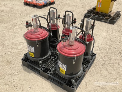 Quantity of (5) Mato Pneumatic Grease Pump (Unused)