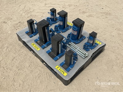 Quantity of (8) Jaw Type Jack set (Unused)