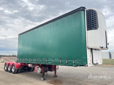 2006 MaxiTrans 7.3 m B-Double Lead Tri/A Curtain Side Refrigerated Trailer