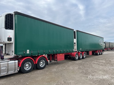 2006 MaxiTrans 7.5 m Tri/A B-Double Lead Remorque pour rideaux latéraux