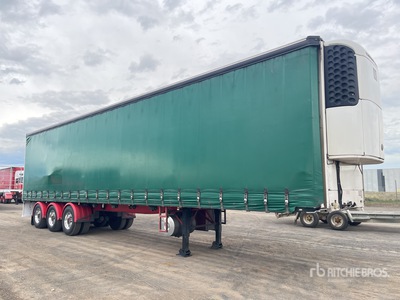 2006 MaxiTrans 13.2 m Tri/A Curtain Side Gekoelde Aanhangwagen