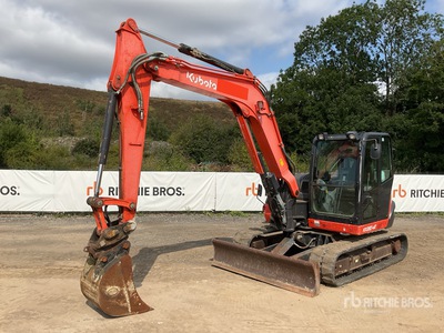 2017 Kubota KX080-4A Escavatore cingolato