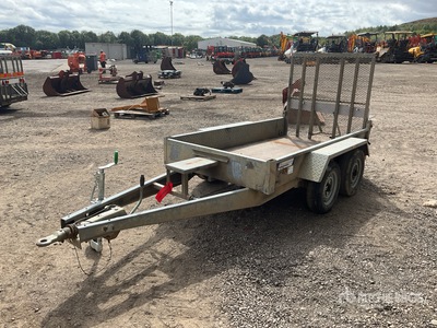 2012 Indespension AD2000 2.5 m T/A Equipment Trailer