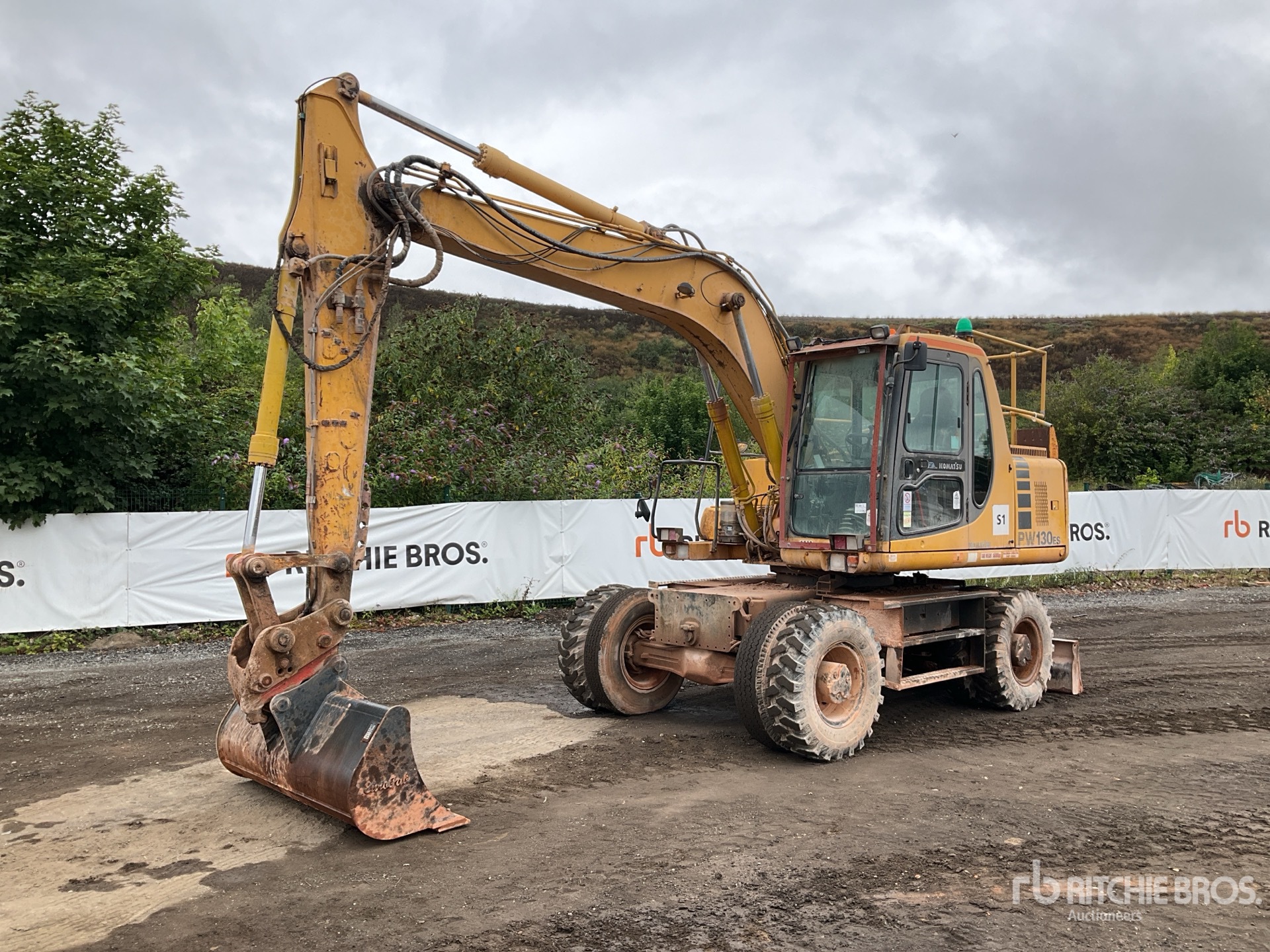 1998 Komatsu PW130ES Mobilbagger