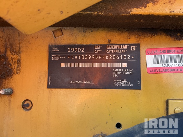 MINI CARGADOR SOBRE ORUGAS 2019 CATERPILLAR 299D2