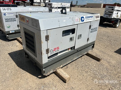 2014 Wacker Neuson G-25 20 kW Skid-Mounted Generator Set