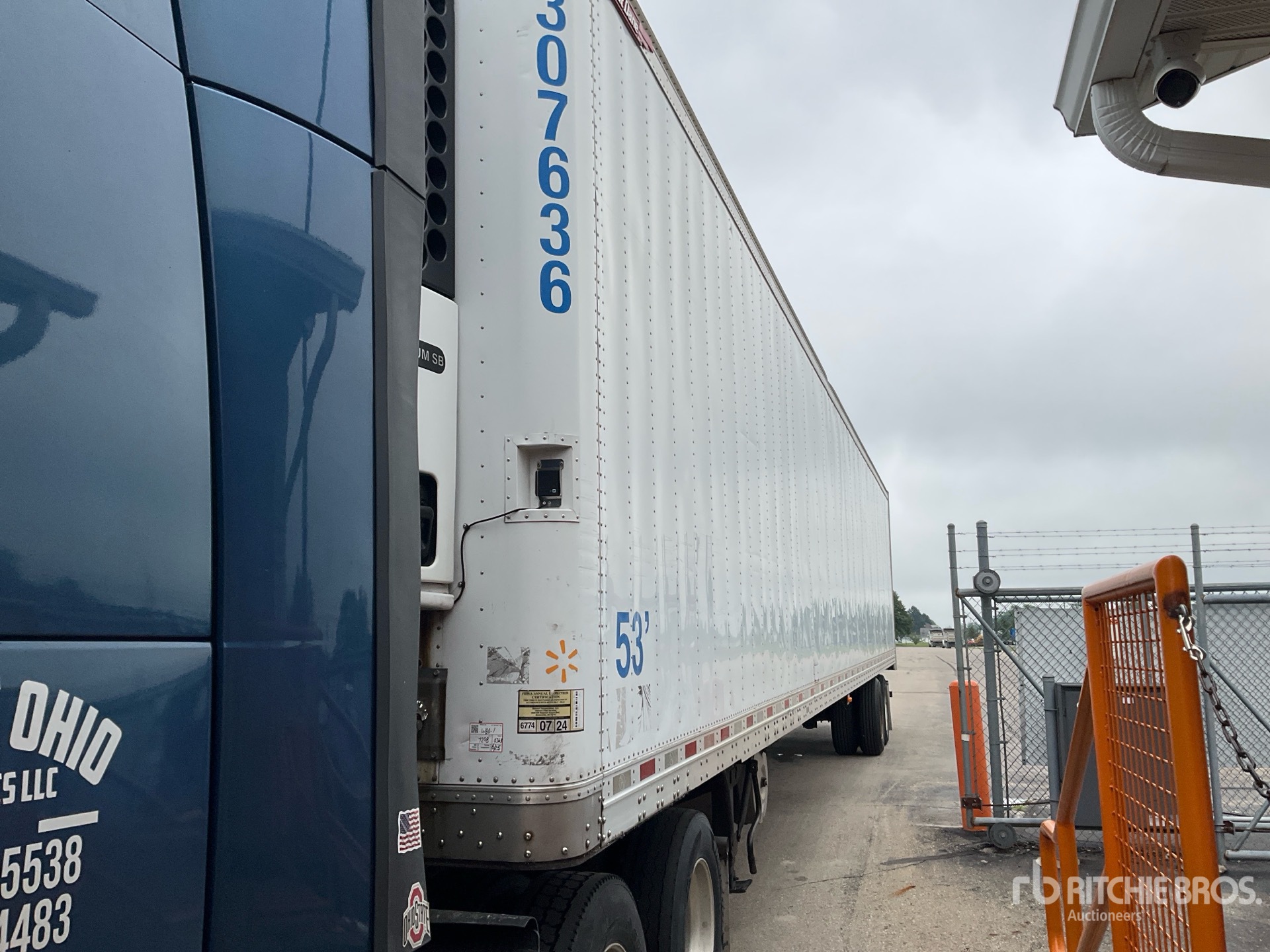 2016 Great Dane 53 ft T/A Refrigerated Trailer