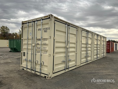 2025 40 ft High Cube Multi-Door Storage Container