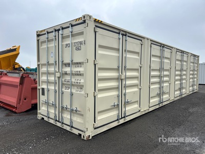 2025 40 ft High Cube Multi-Door Storage Container
