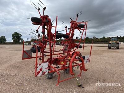 2008 Kuhn GF8501MH 8.50 m 3-Point 8 Rotor Faneuse テッダー